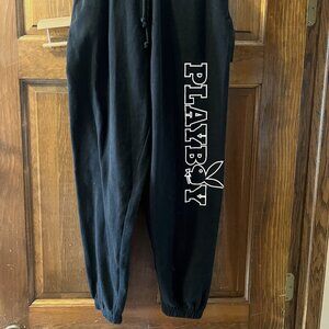 Playboy x Pacsun Black Sweat Pants – Stylish Women's Athletic Fit (Size S)